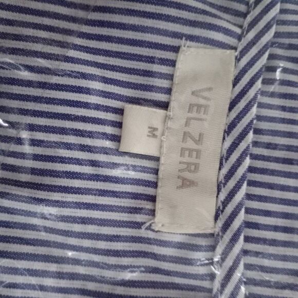 VELZERA BOHO-INSPIRED EMBROIDERED DRESS/TUNIC NWT BLUE SZ.M - Picture 5 of 5